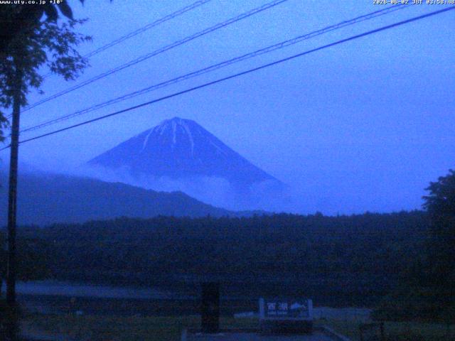 西湖からの富士山