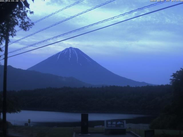 西湖からの富士山