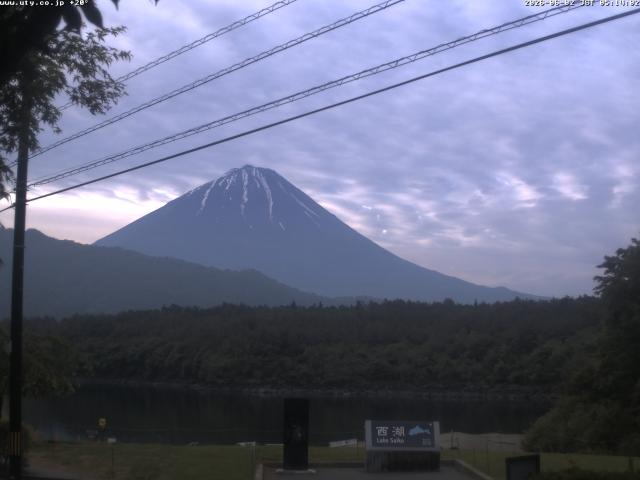 西湖からの富士山