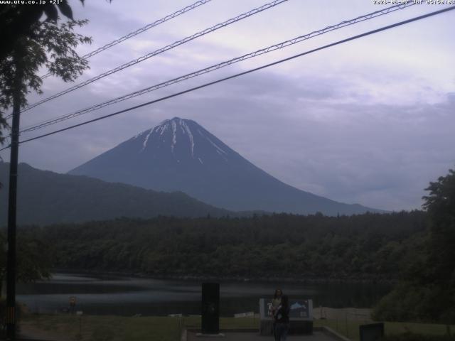 西湖からの富士山