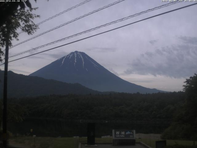 西湖からの富士山