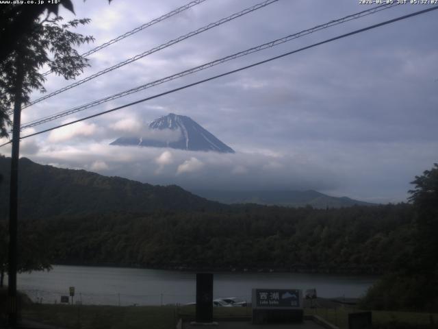 西湖からの富士山