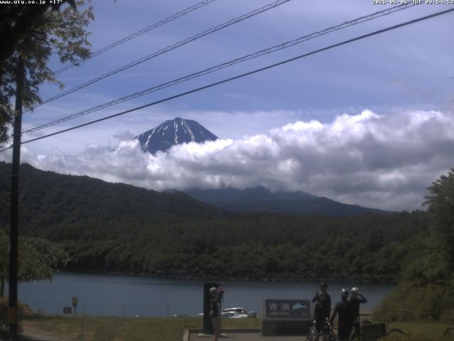 西湖からの富士山