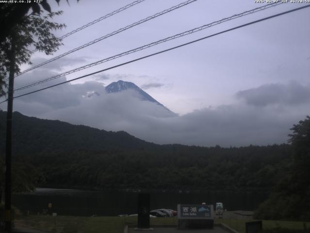 西湖からの富士山