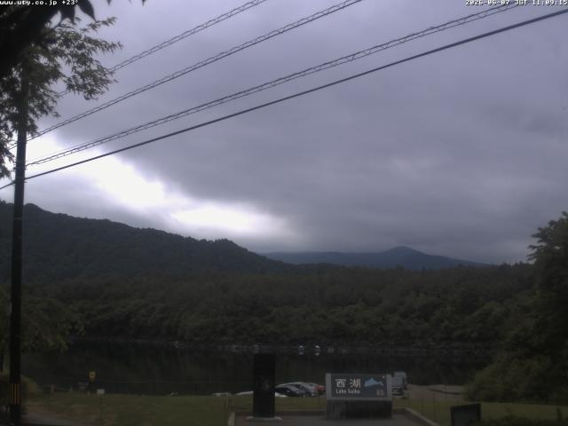 西湖からの富士山