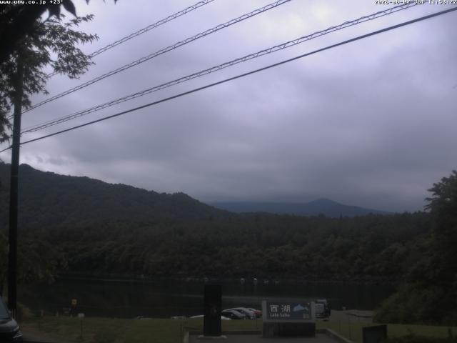 西湖からの富士山