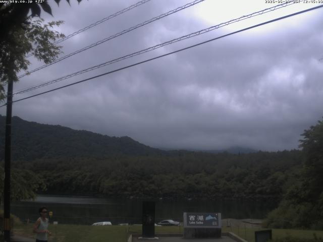 西湖からの富士山
