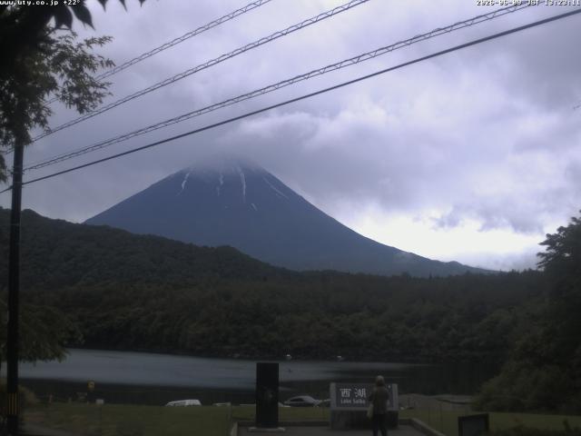 西湖からの富士山