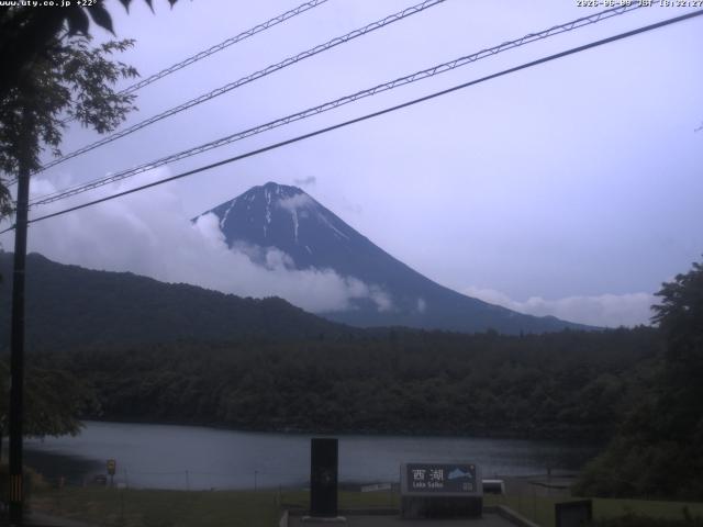西湖からの富士山