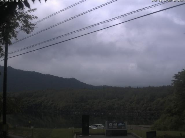 西湖からの富士山