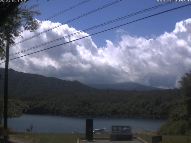 西湖からの富士山