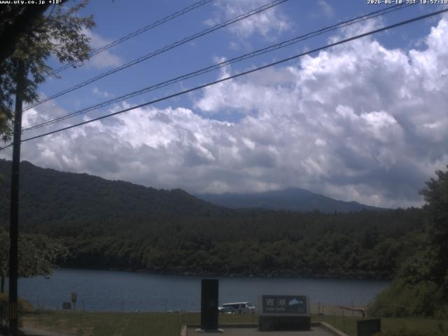 西湖からの富士山