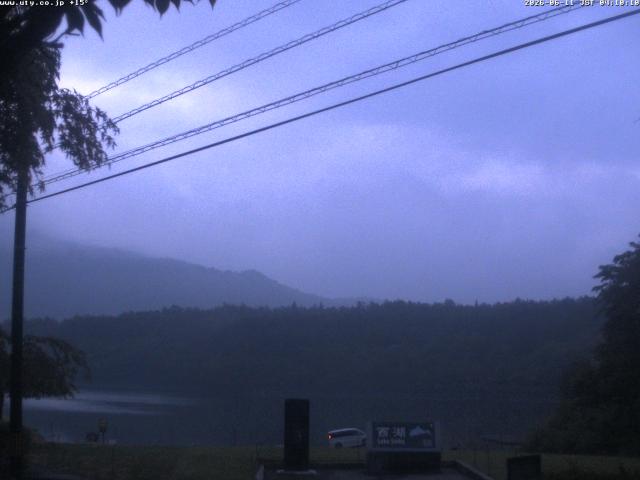 西湖からの富士山