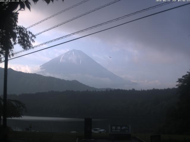 西湖からの富士山
