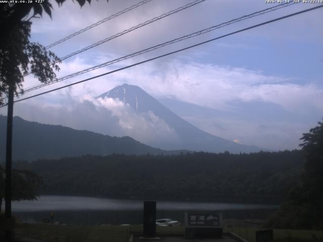 西湖からの富士山