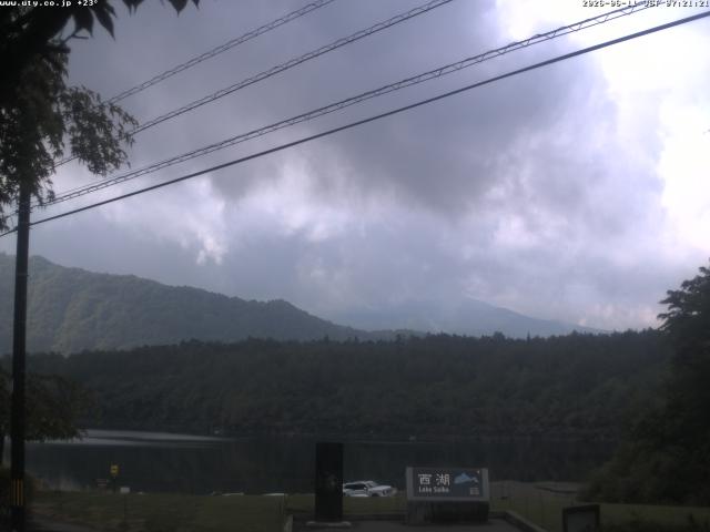 西湖からの富士山