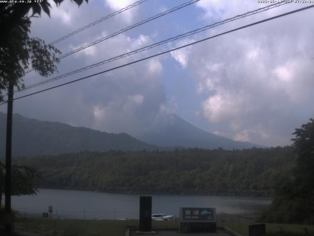 西湖からの富士山