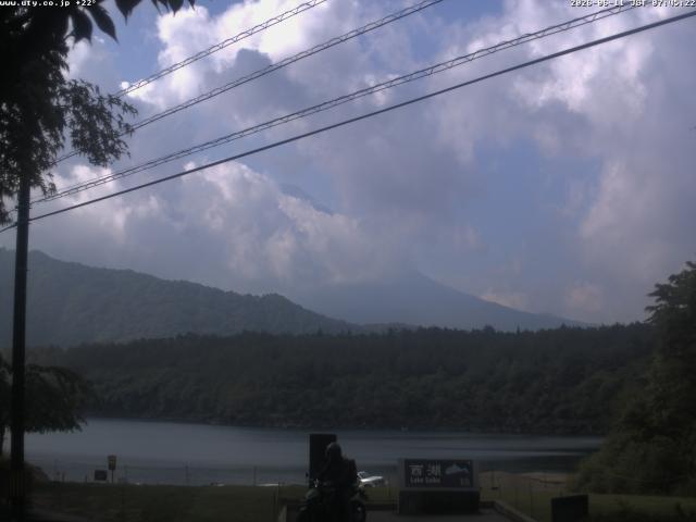西湖からの富士山