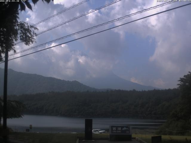 西湖からの富士山