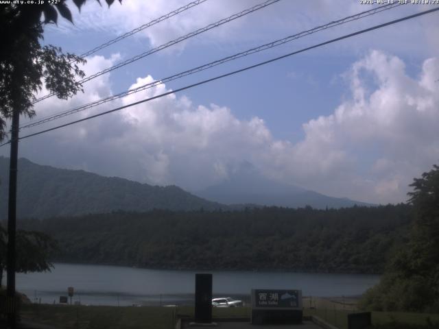 西湖からの富士山