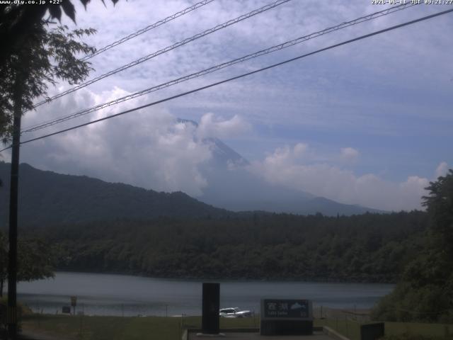 西湖からの富士山