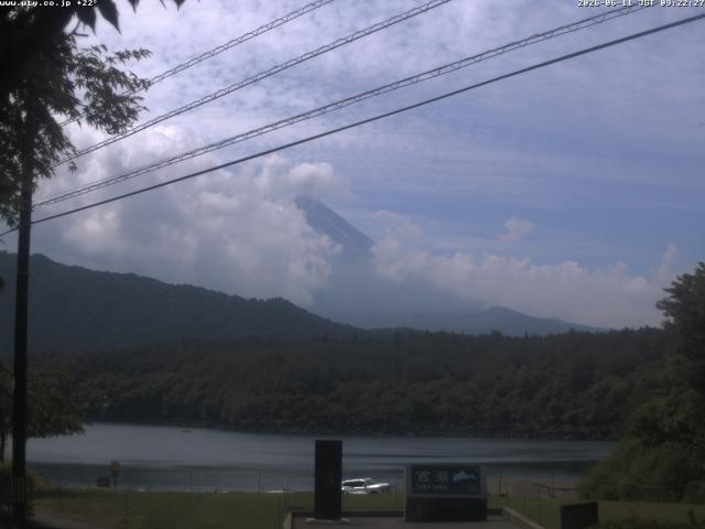 西湖からの富士山