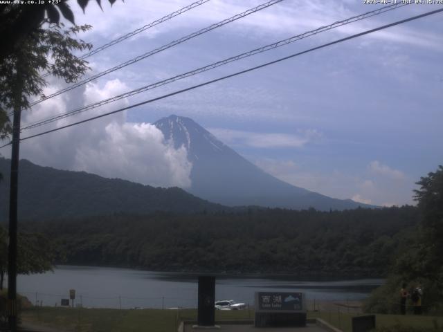 西湖からの富士山