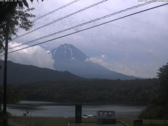 西湖からの富士山