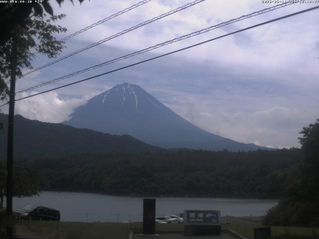西湖からの富士山