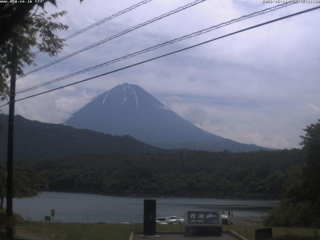 西湖からの富士山