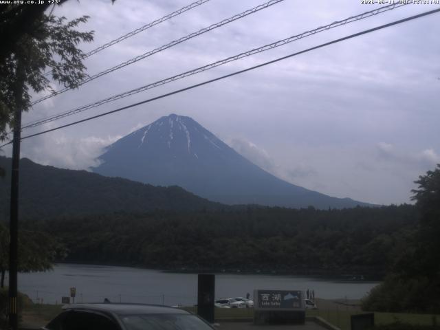 西湖からの富士山