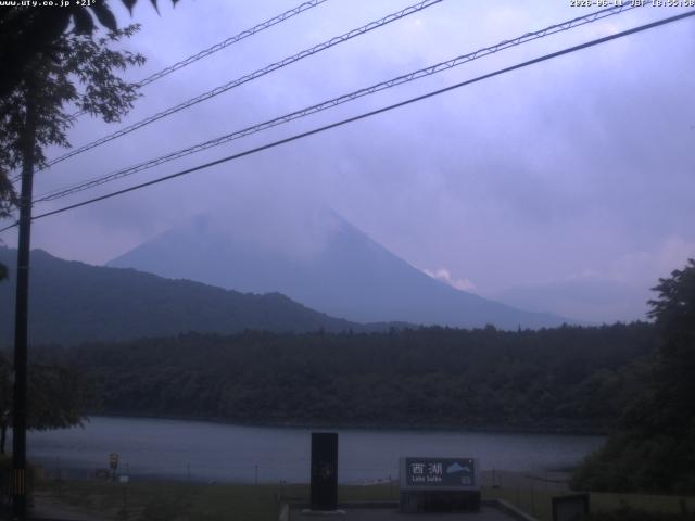 西湖からの富士山