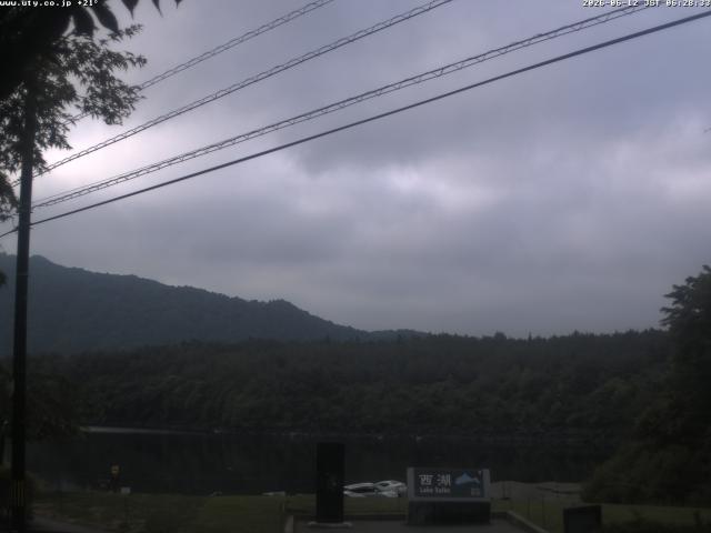西湖からの富士山