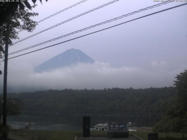 西湖からの富士山