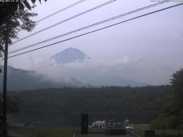 西湖からの富士山