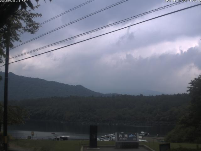 西湖からの富士山