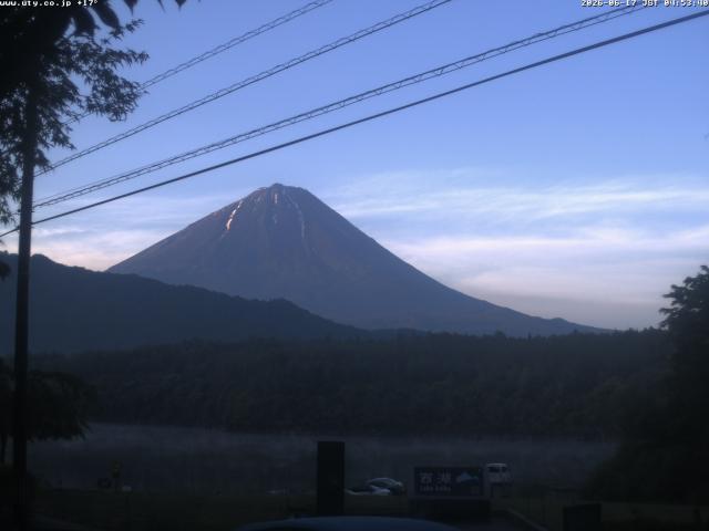 西湖からの富士山