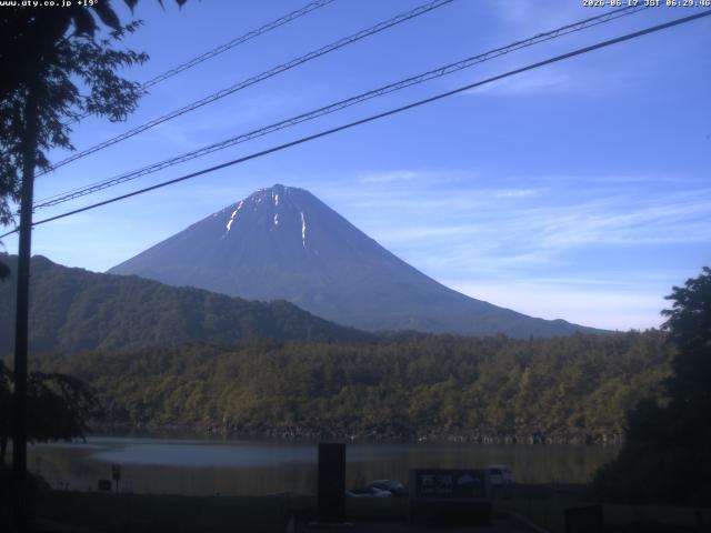 西湖からの富士山