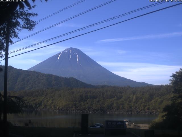 西湖からの富士山