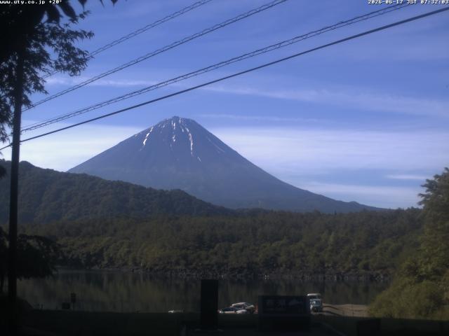 西湖からの富士山
