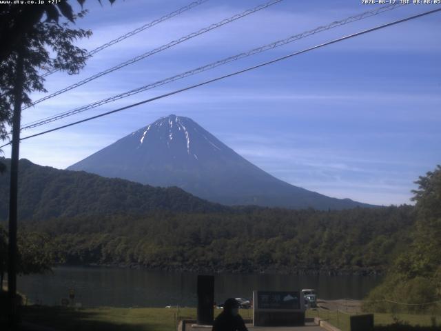 西湖からの富士山