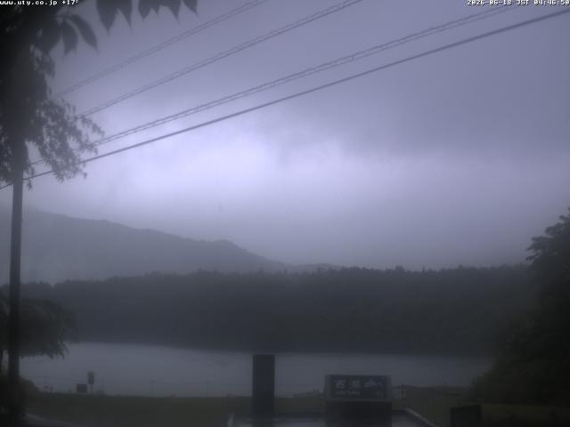 西湖からの富士山