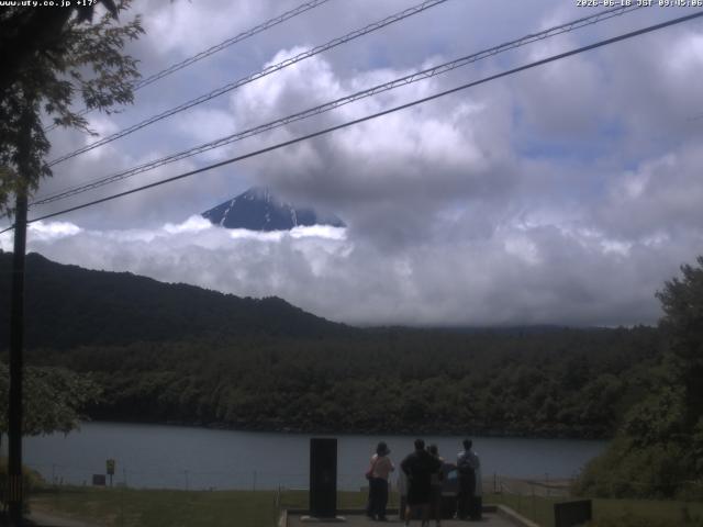 西湖からの富士山