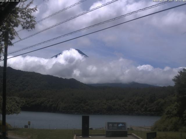 西湖からの富士山