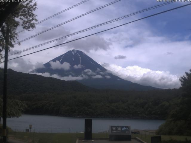 西湖からの富士山