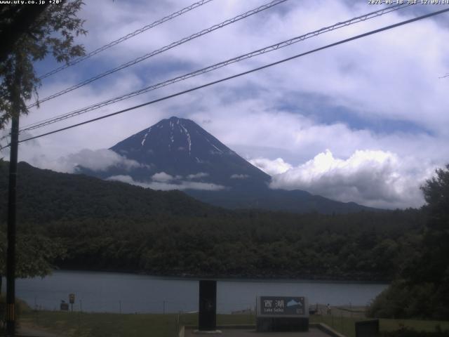 西湖からの富士山