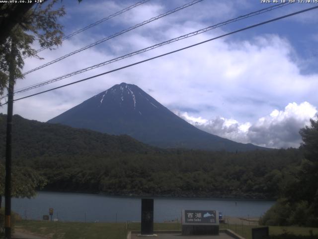 西湖からの富士山