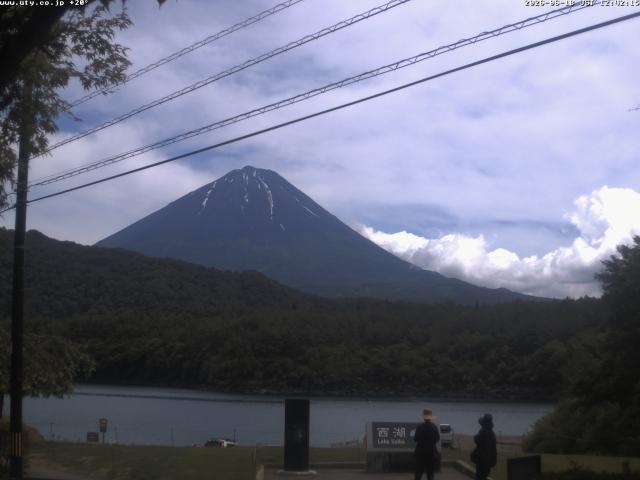 西湖からの富士山