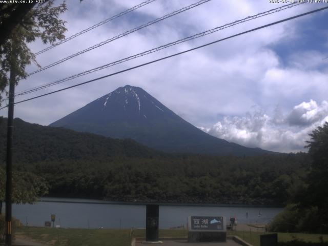 西湖からの富士山