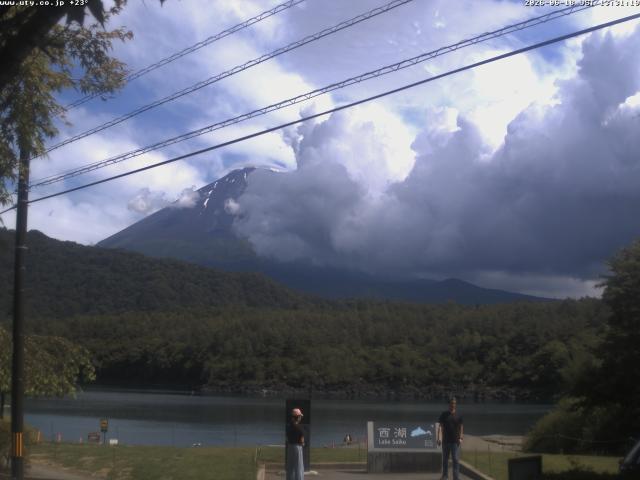 西湖からの富士山